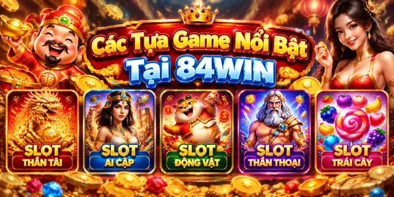 Các Tựa Game Nổ Hũ Nổi Bật Tại 84WIN